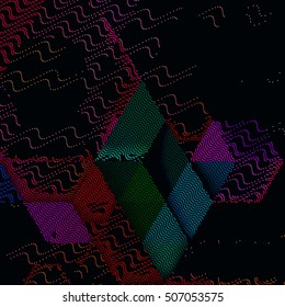 abstract vector background-Dot Graphics