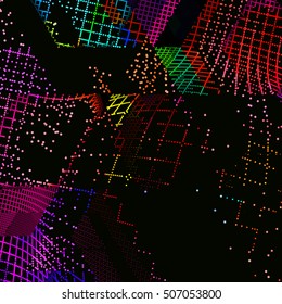 abstract vector background-Dot Graphics
