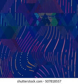 abstract vector background-Dot Graphics