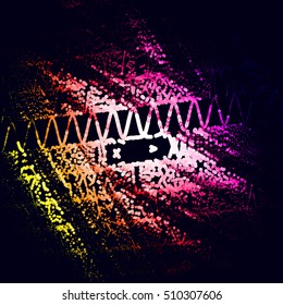 abstract vector background-Dot Graphics