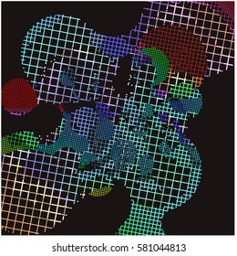 abstract vector background-Dot Graphics