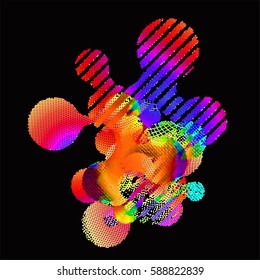 abstract vector background-Dot Graphics