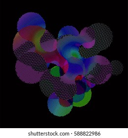 abstract vector background-Dot Graphics