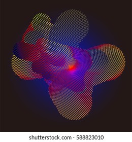 abstract vector background-Dot Graphics