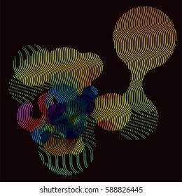 abstract vector background-Dot Graphics