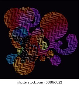 abstract vector background-Dot Graphics