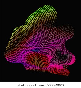 abstract vector background-Dot Graphics