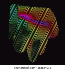 abstract vector background-Dot Graphics