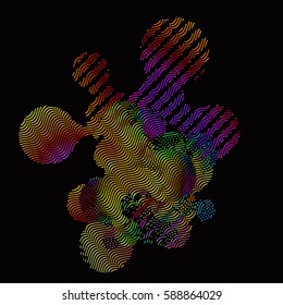 abstract vector background-Dot Graphics