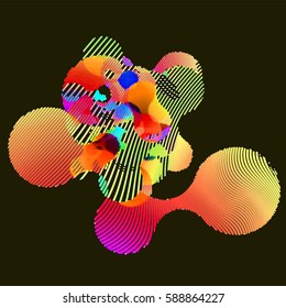 abstract vector background-Dot Graphics