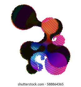abstract vector background-Dot Graphics