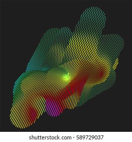 abstract vector background-Dot Graphics