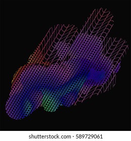 abstract vector background-Dot Graphics