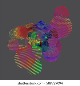 abstract vector background-Dot Graphics