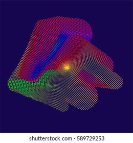 abstract vector background-Dot Graphics