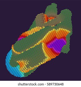 abstract vector background-Dot Graphics