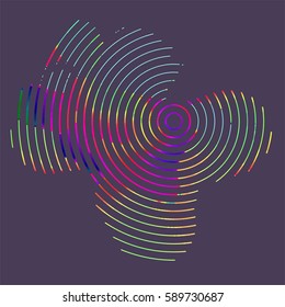 abstract vector background-Dot Graphics