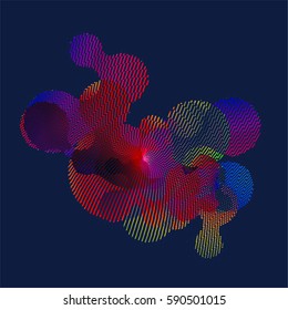 abstract vector background-Dot Graphics