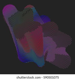 abstract vector background-Dot Graphics