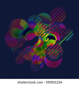 abstract vector background-Dot Graphics