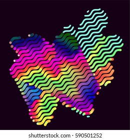 abstract vector background-Dot Graphics
