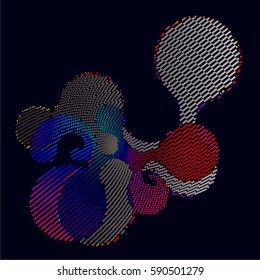 abstract vector background-Dot Graphics