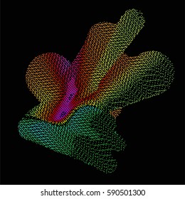 abstract vector background-Dot Graphics