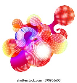 abstract vector background-Dot Graphics