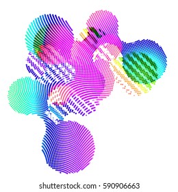 abstract vector background-Dot Graphics