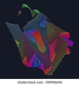 abstract vector background-Dot Graphics