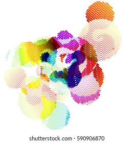 abstract vector background-Dot Graphics