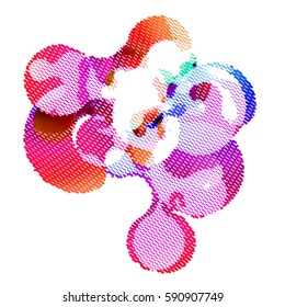 abstract vector background-Dot Graphics