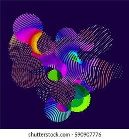 abstract vector background-Dot Graphics