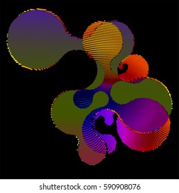 abstract vector background-Dot Graphics