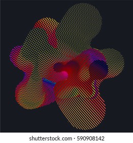 abstract vector background-Dot Graphics