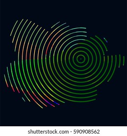 gráfico de fondo de vector abstracto-punto