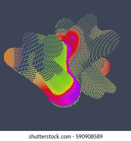 abstract vector background-Dot Graphics