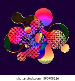 abstract vector background-Dot Graphics