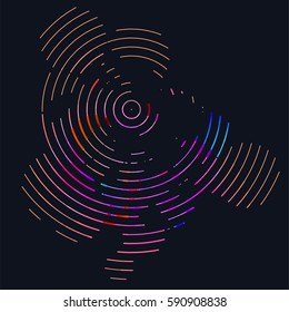 abstract vector background-Dot Graphics