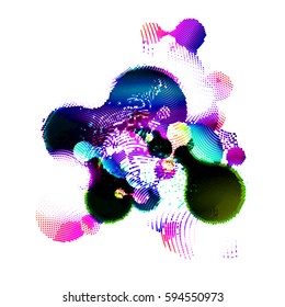 abstract vector background-Dot Graphics
