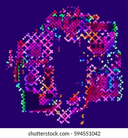 abstract vector background-Dot Graphics