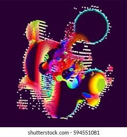 abstract vector background-Dot Graphics