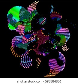 abstract vector background-Dot Graphics