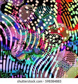 abstract vector background-Dot Graphics
