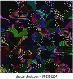 abstract vector background-Dot Graphics