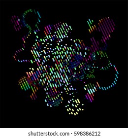 abstract vector background-Dot Graphics