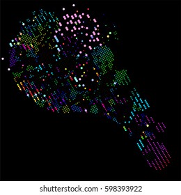 abstract vector background-Dot Graphics