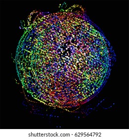 abstract vector background-Dot Graphics