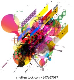 abstract vector background-Dot Graphics
