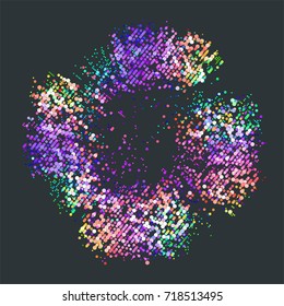 abstract vector background-Dot Graphics
